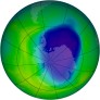 Antarctic Ozone 2007-10-22